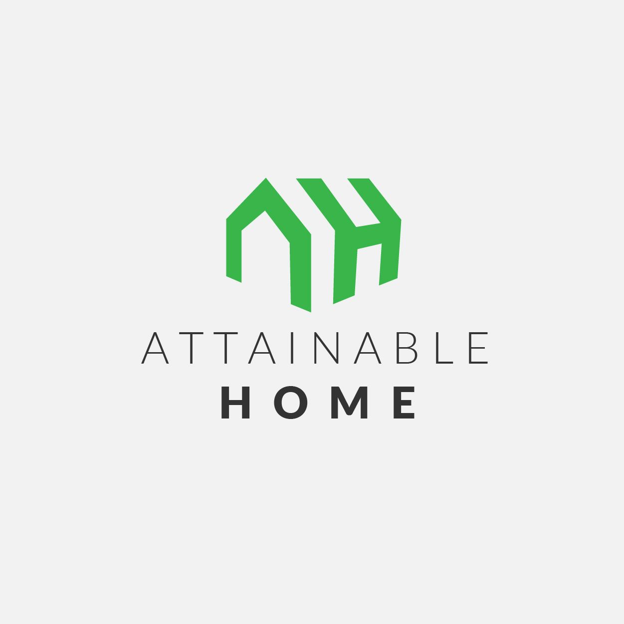 Logotyp Attainable home - projektowanie logotypów portfolio