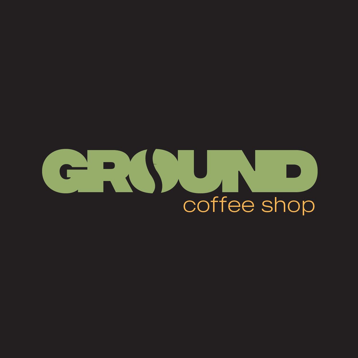 Projekt logotypu Groud Coffe shop